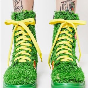 Current Mood On My Turf Combat Boots.